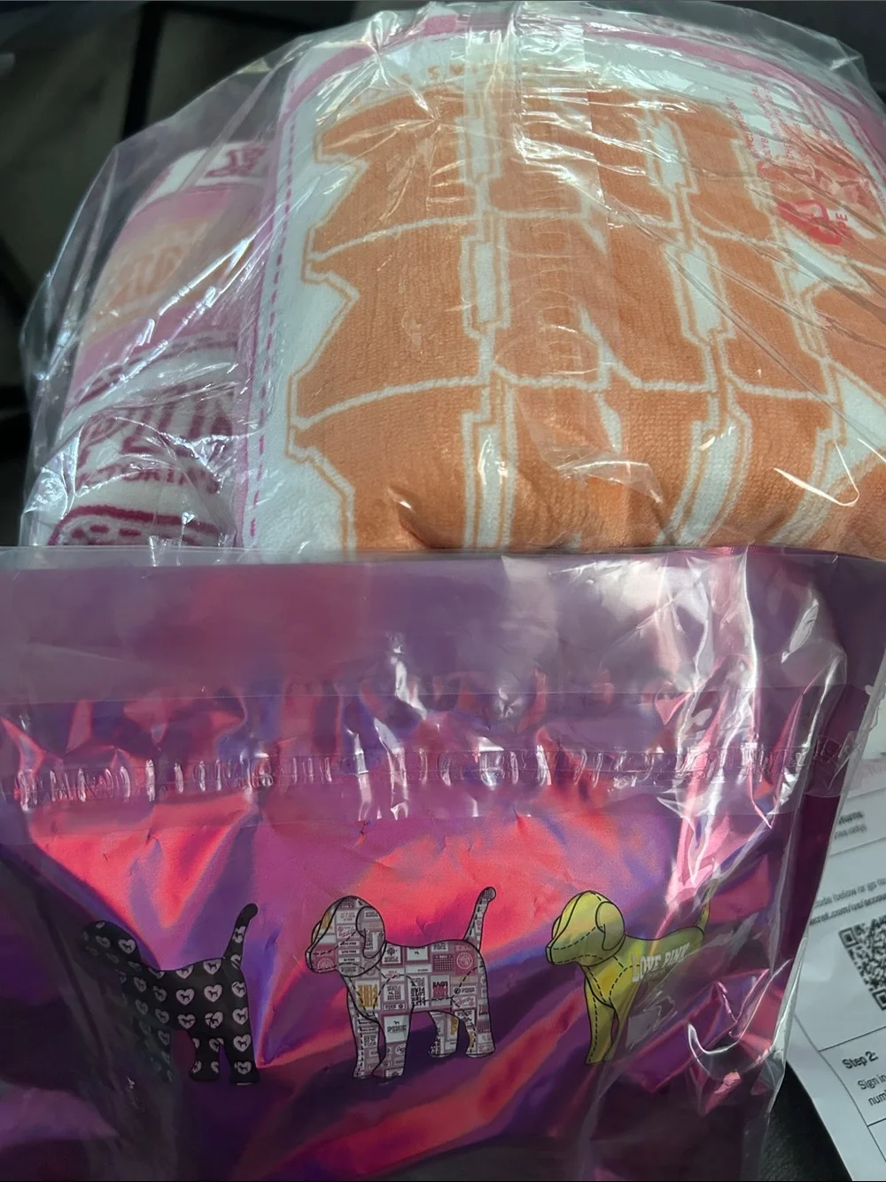 VS PINK Friday Mystery Mini Dog & Plush Blanket Bundle